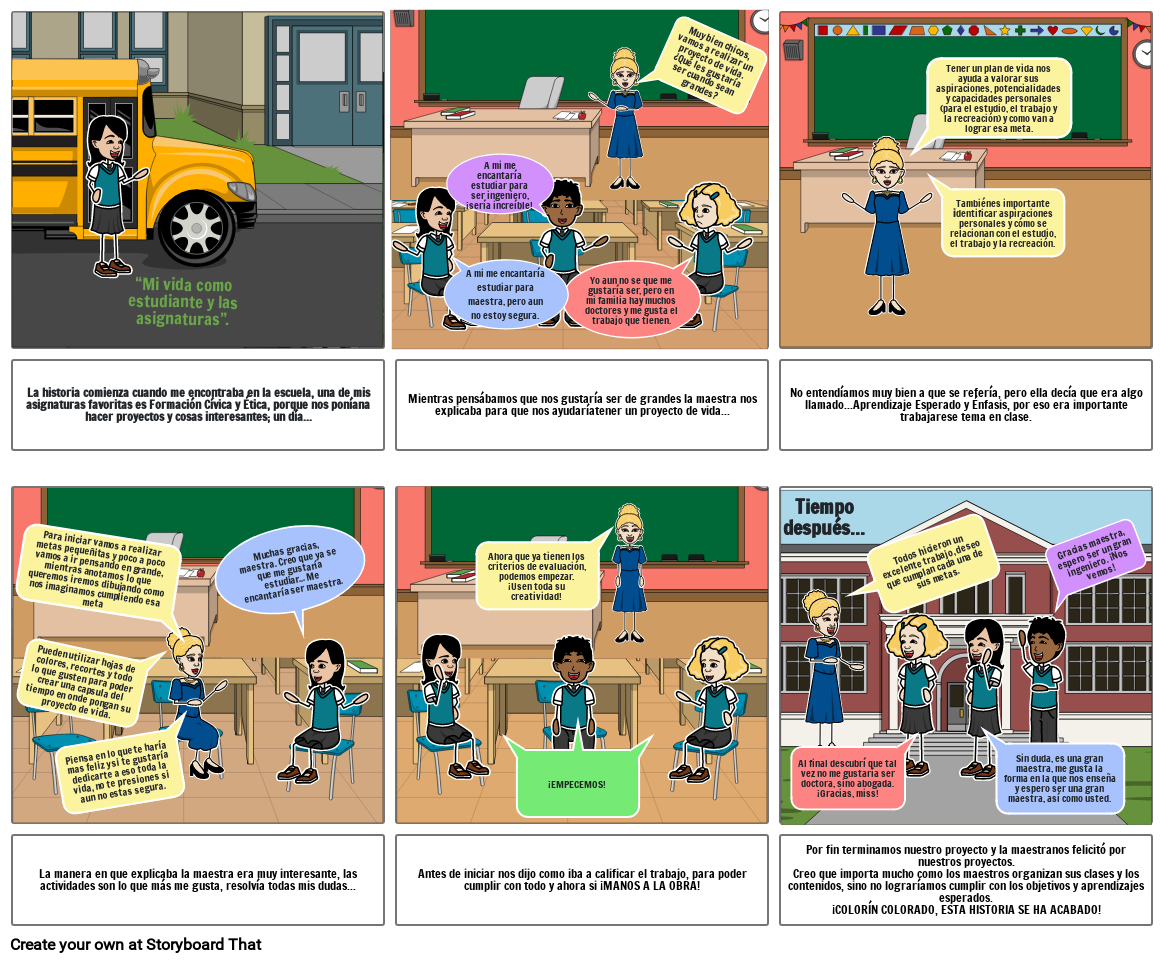 Historieta: Mi vida como estudiante - Saber Estudiar